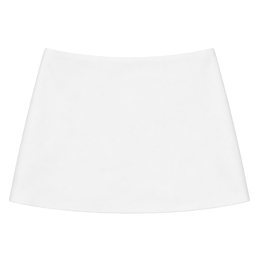 AnotherChill Low Rise Micro Mini Skort White 1