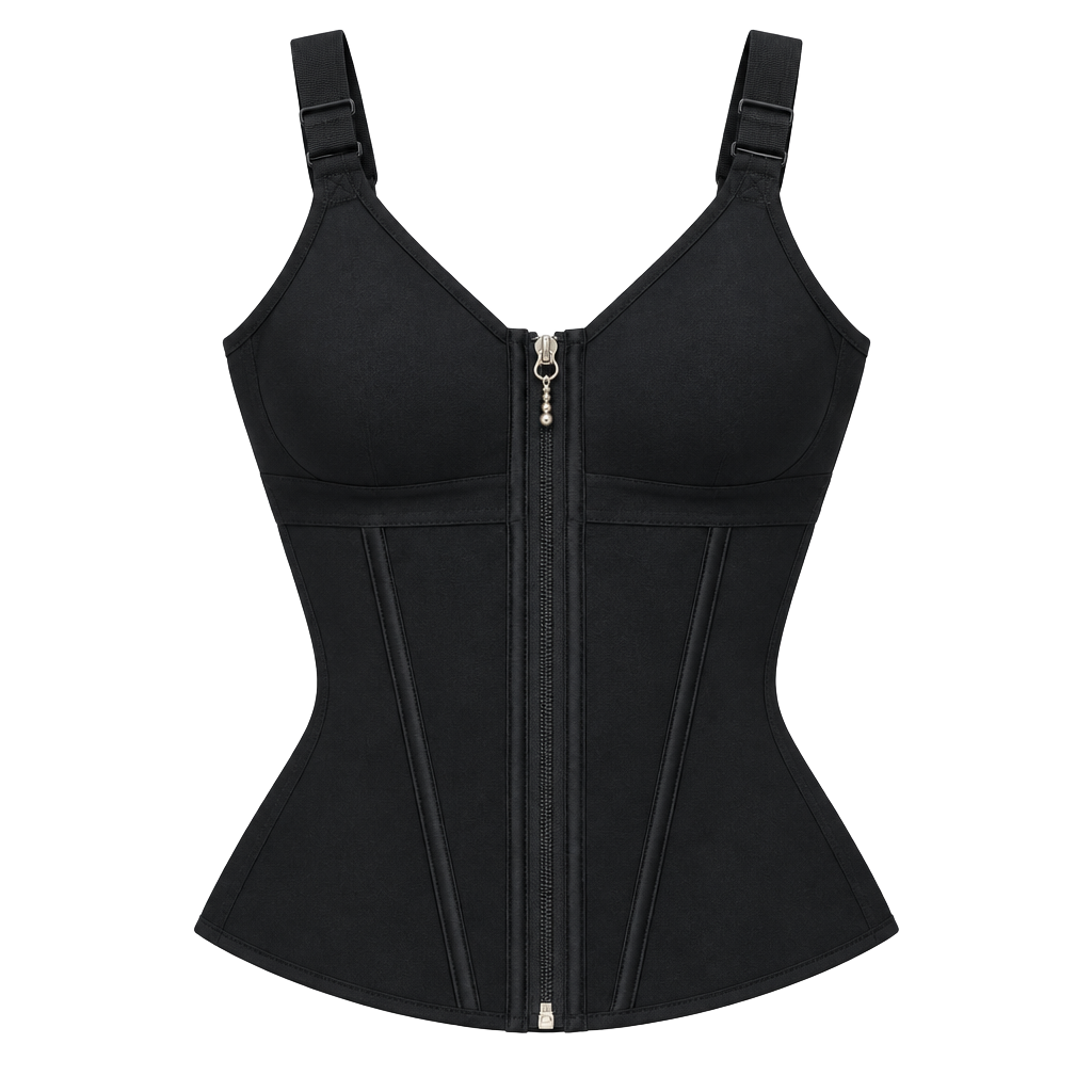 Shapshe Waist Trainer Vest Zip Front Tummy Control 1