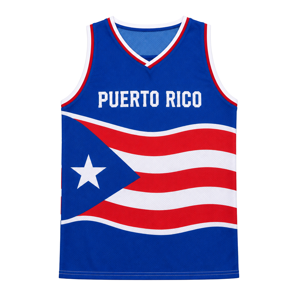 Puerto Rico Flag Tank Top Souvenirs, Adult Sizes, Flag on Both Sides K14/16 1