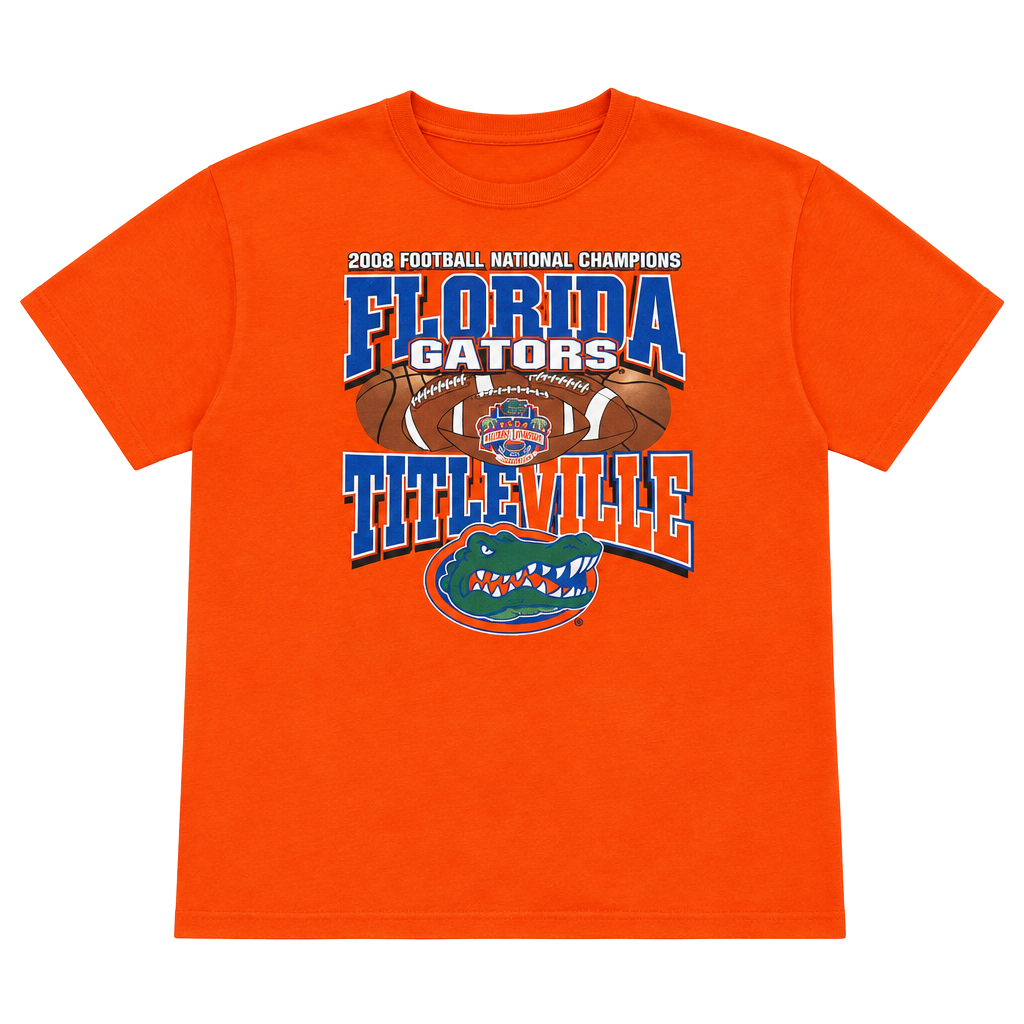 Tri-Lake Inc Florida Gators 2008 National Champions Titleville T-Shirt XXL 1