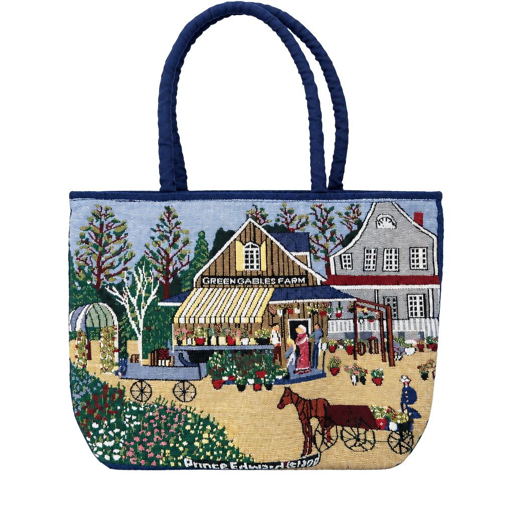 Gajmoti Green Gables Farm Tapestry Tote Bag 1