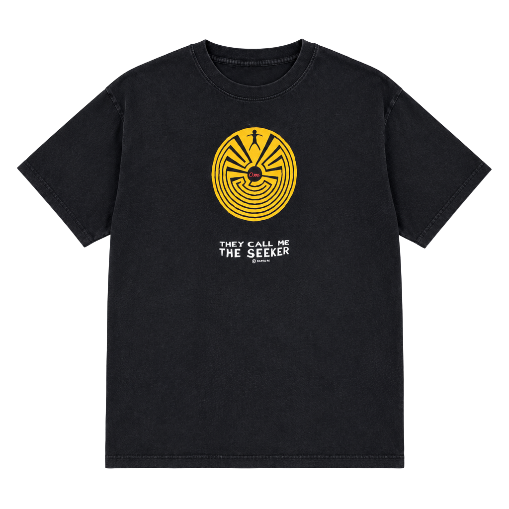Tantra They Call Me The Seeker T-Shirt Size XL Black Cotton 1