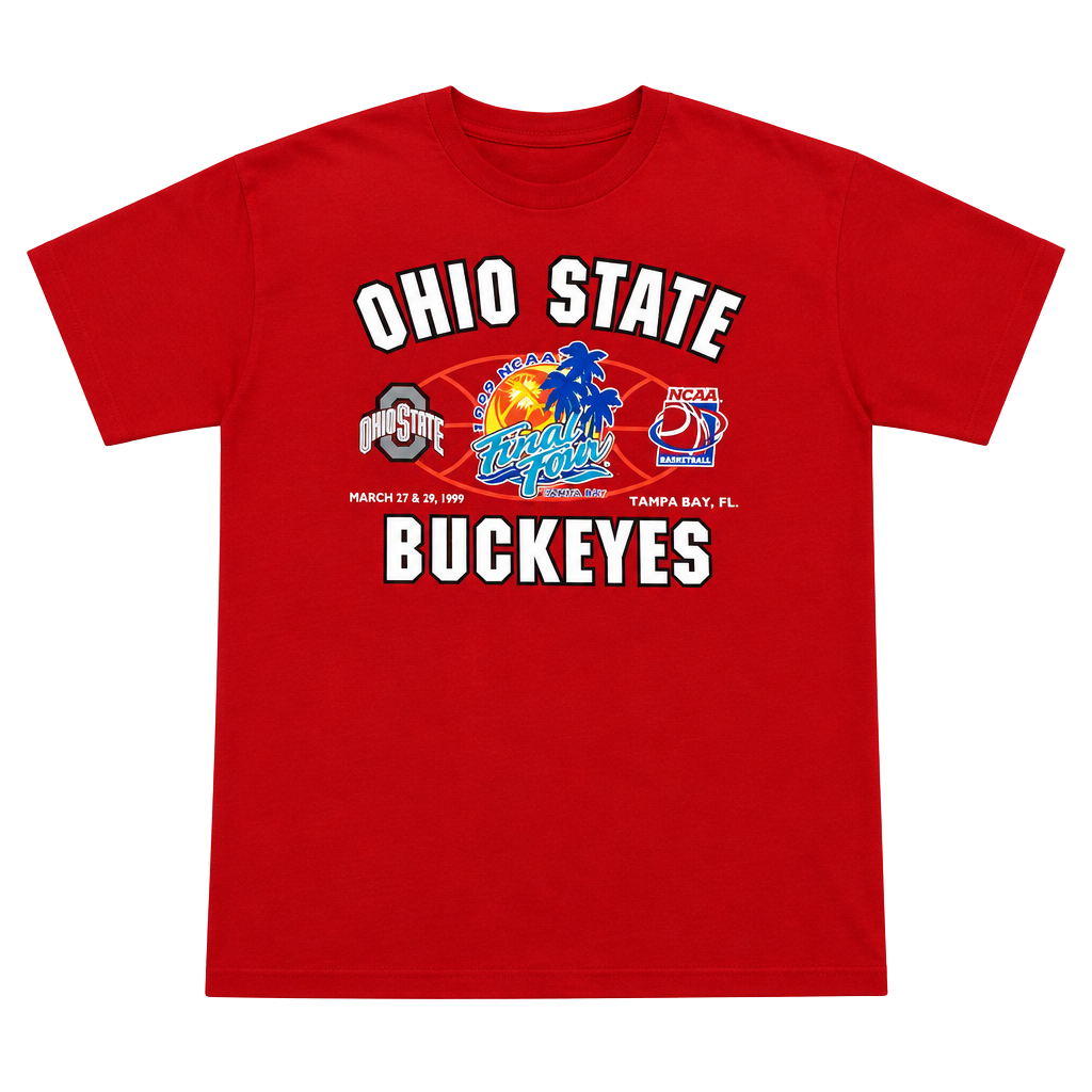 Gear For Sports Ohio State T-Shirt Size XL Red 1999 Final Four Tampa Bay 1