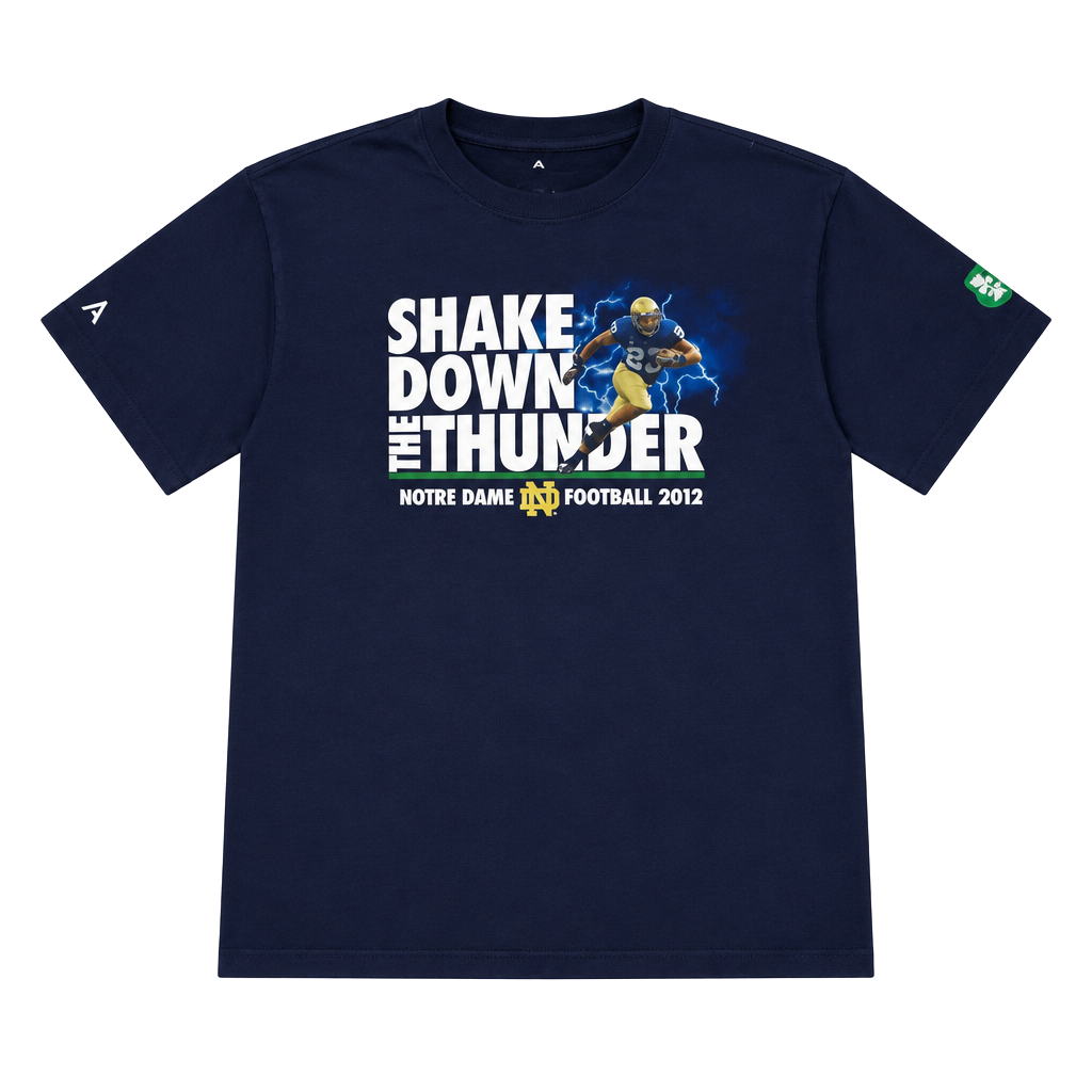 Antigua Notre Dame Fighting Irish 2012 Football T-Shirt XL 1