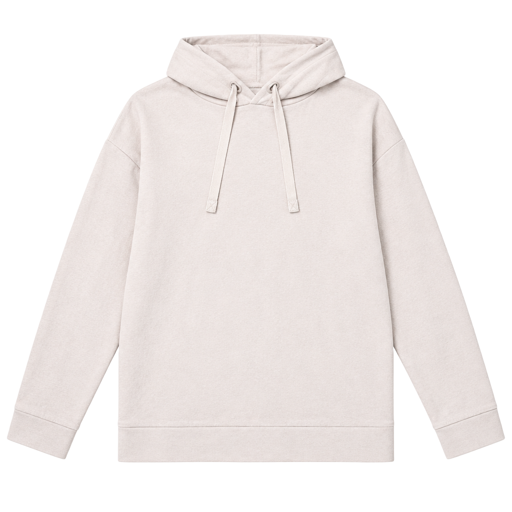 Light Pink Minimalist Hoodie Size L 1