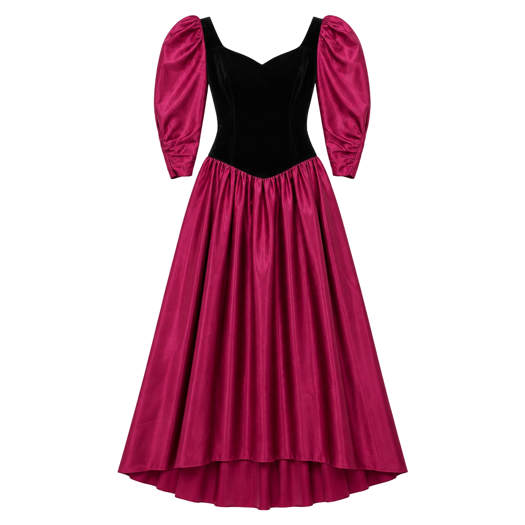 vampire dark princess 80s prom queen gothic halloween costume dress 11/12 1