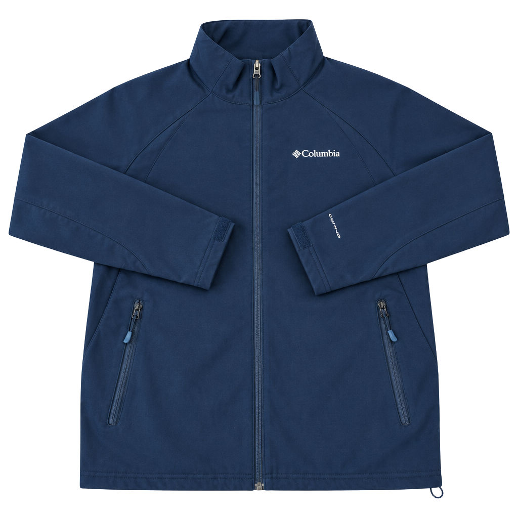 Columbia Omni Heat Jacket Mens Large L Black Softshell Windproof Winter Coat 1