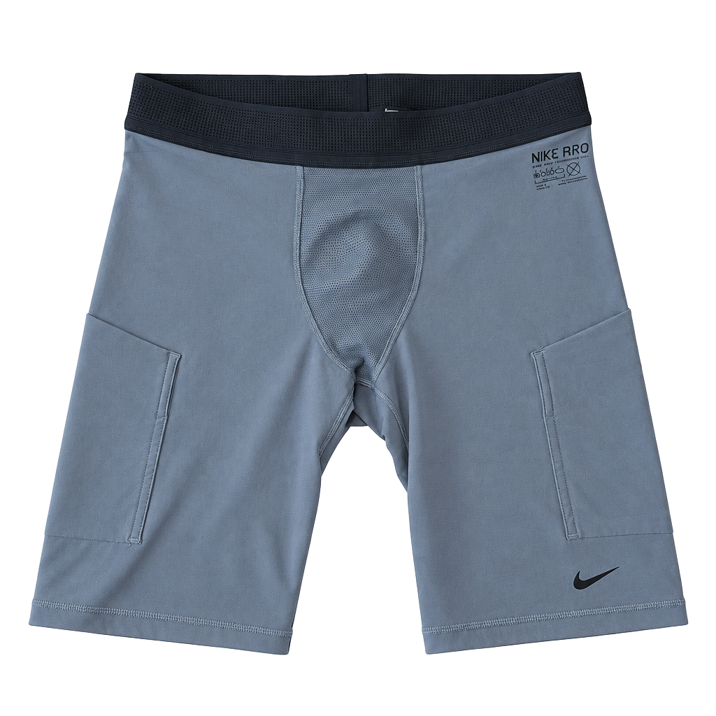 Nike APS Dri-FIT ADV Compression Shorts L Gray Axis Performance Tights Pockets 1