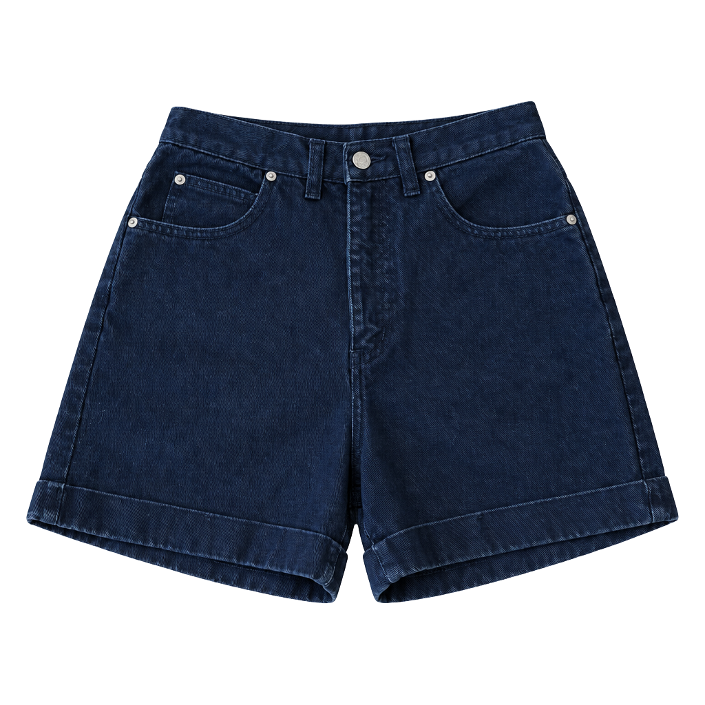 VTG Limited Jeans Black Denim Shorts Womens 6 High Rise Cuffed Mom Shorts USA 1