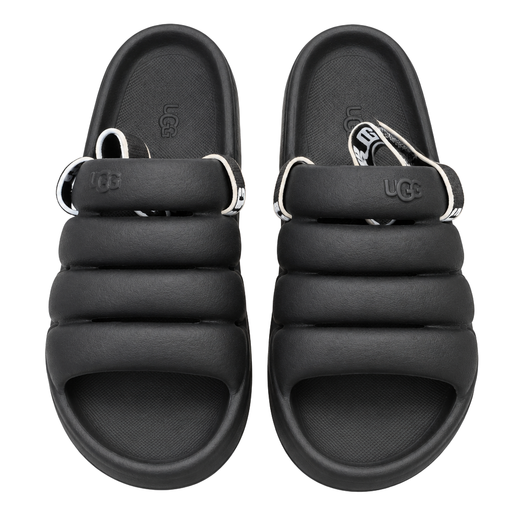 UGG Sport Yeah Sandals Black Foam Slides 1