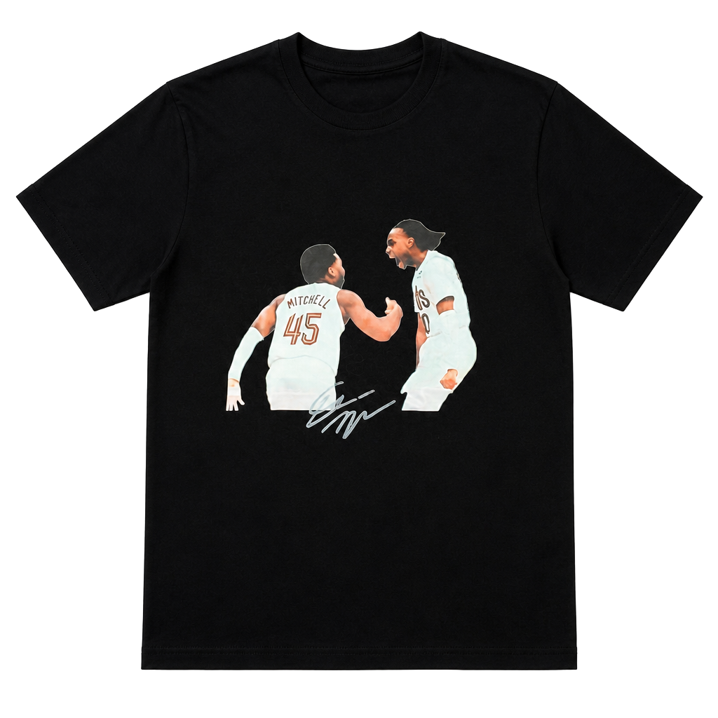 Donovan Mitchell Cleveland Cavaliers Graphic T-Shirt Men's Size L 1