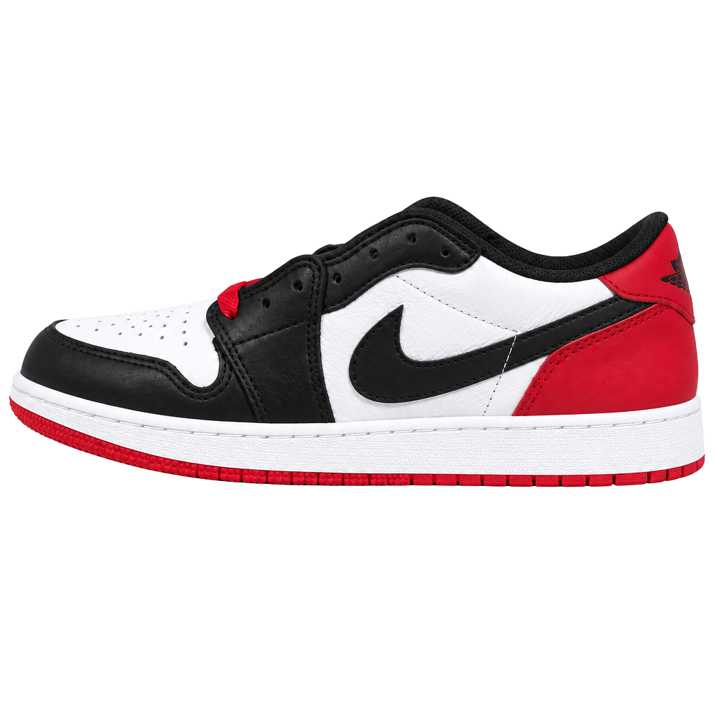 Air Jordan 1 Low Black Toe Sneakers 1