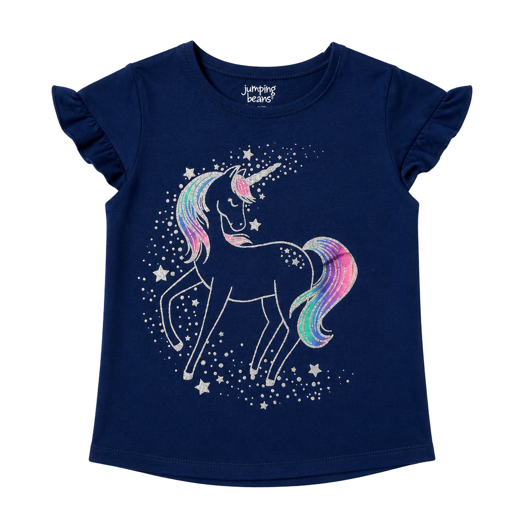 Blue and Purple Short Sleeve Tees with 1