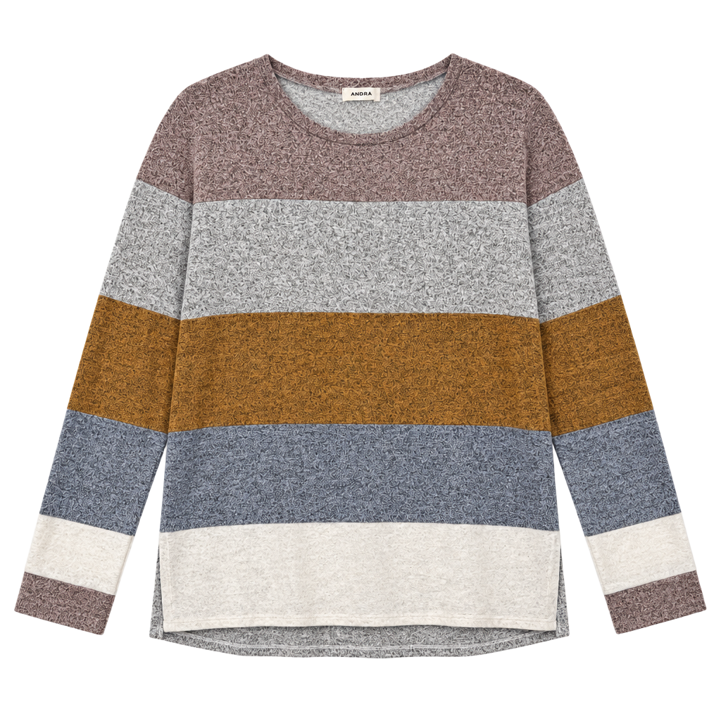 Adora Striped Pullover Sweater Size 3X Multicolor 1