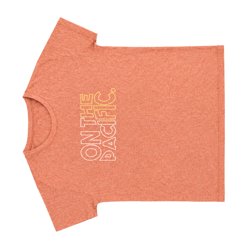 Aerie On The Pacific Graphic T-Shirt Brown Linen Blend 1