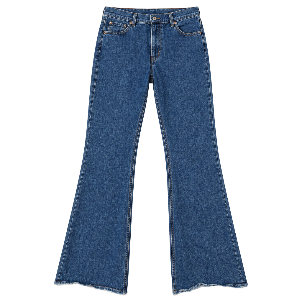 Abercrombie & Fitch High Rise Bootcut Jeans Size 31 Regular Blue 1