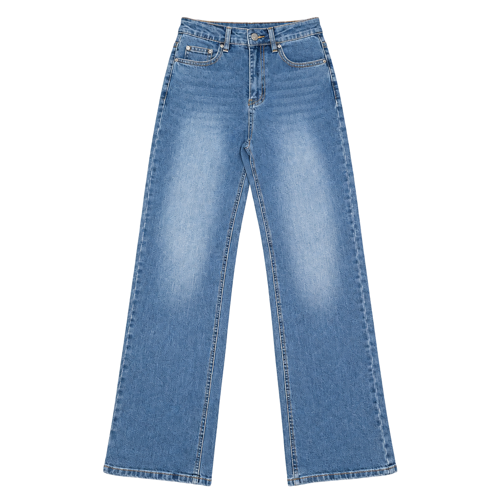 NWT Funuca High Waisted Blue Denim Jeans 1