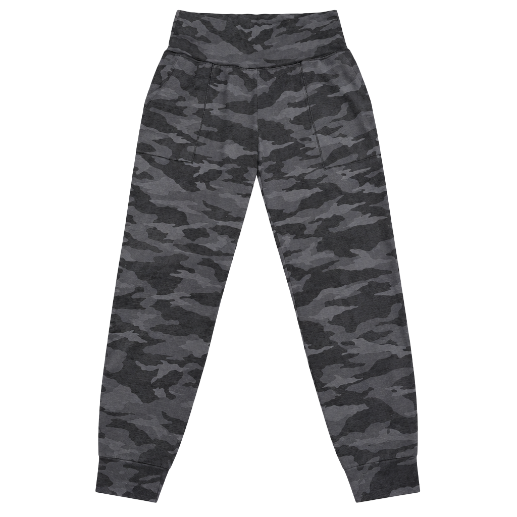 Athleta Salutation Jogger Gray Camo Joggers Small 1