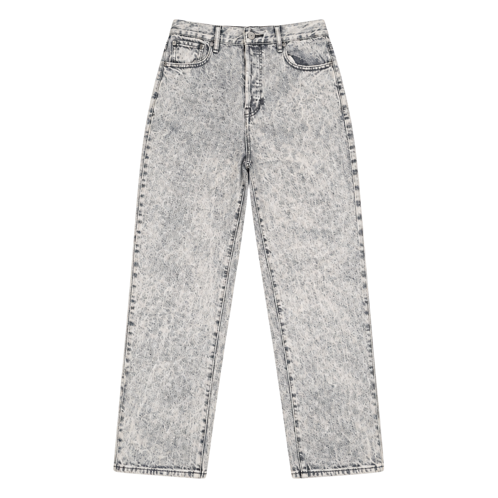 PacSun Acid Wash Straight Leg Jeans Gray 1