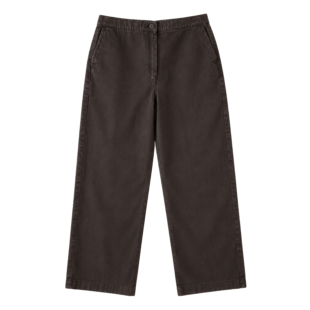 Westbound Pants Size 14 Black Cotton Blend Casual Straight Leg 1