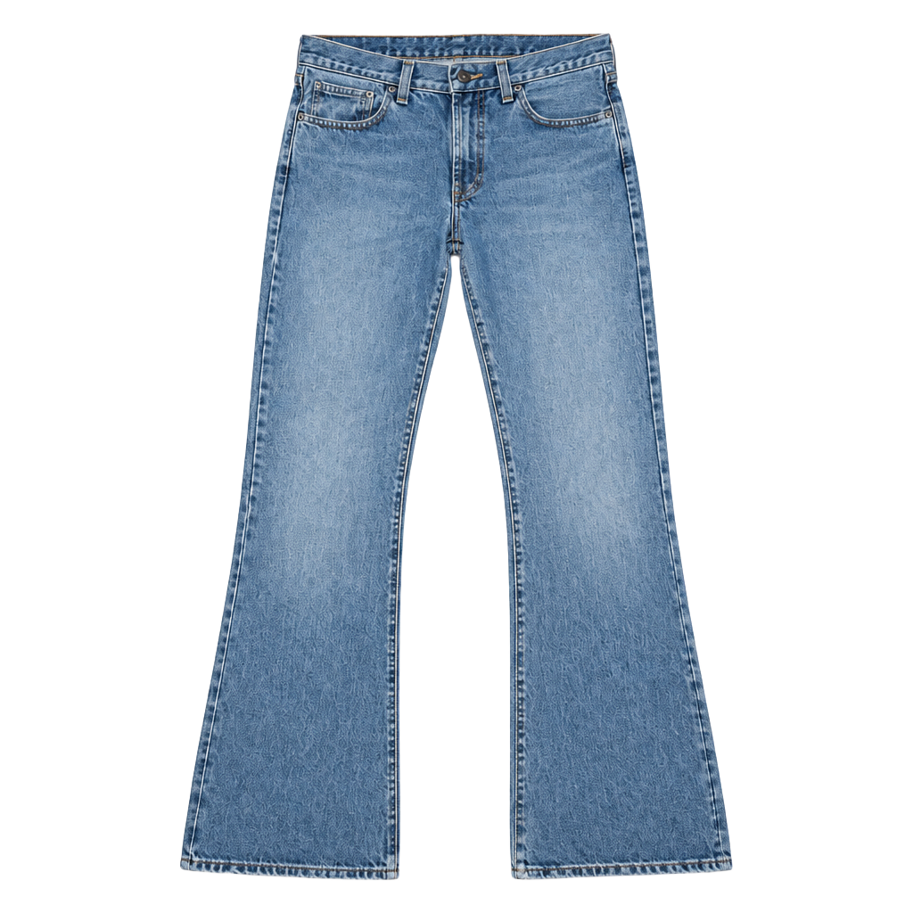 Y2K Abercrombie & Fitch Vintage Flare Jeans Size 4x33 Blue Denim 90’s style 1