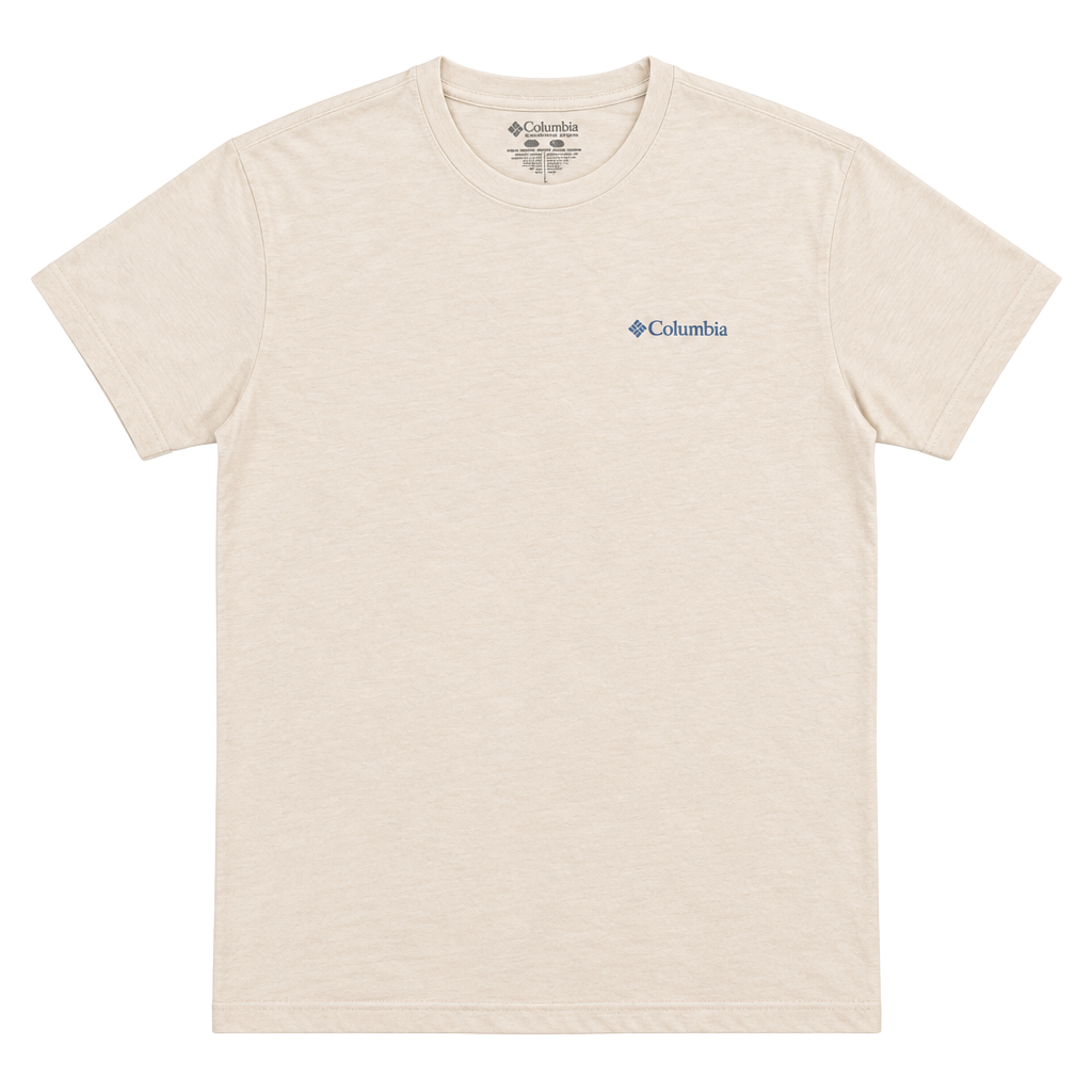 Columbia Sportswear Company Short Sleeve T-Shirt Size L Cream 1