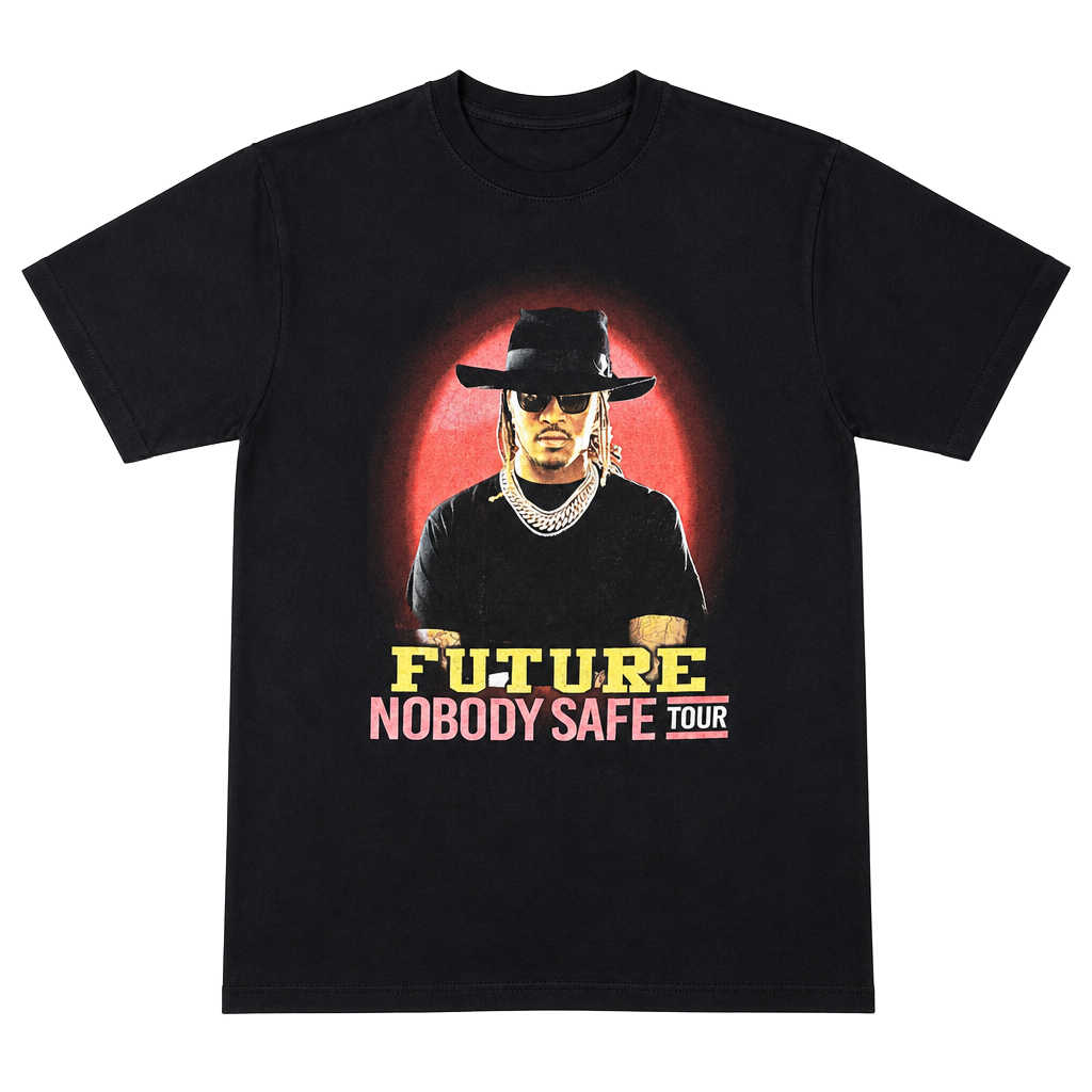 Future 2017 Nobody Safe Tour T-Shirt featuring Migos, Kodak Black, and Young Thug 1