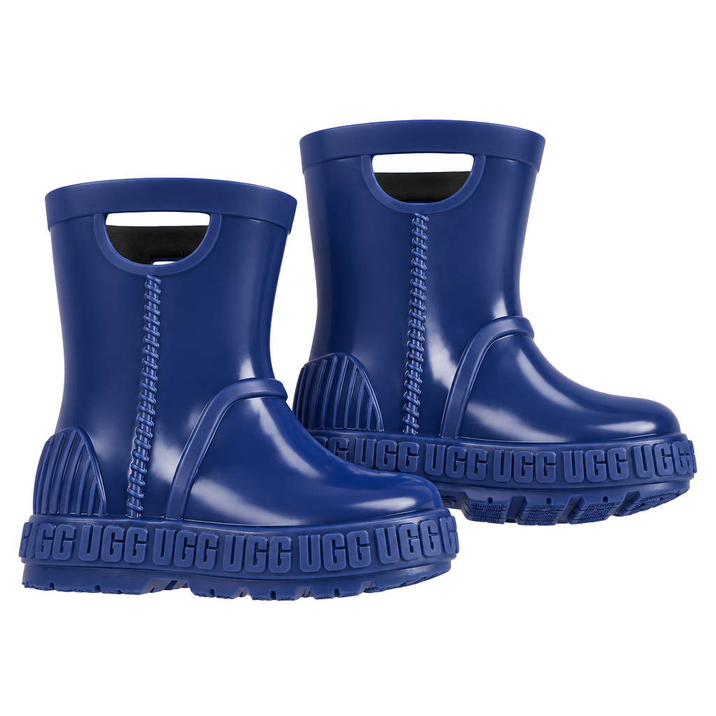 UGG Kids Drizlita Rain Boots Size 6K Blue Waterproof 1