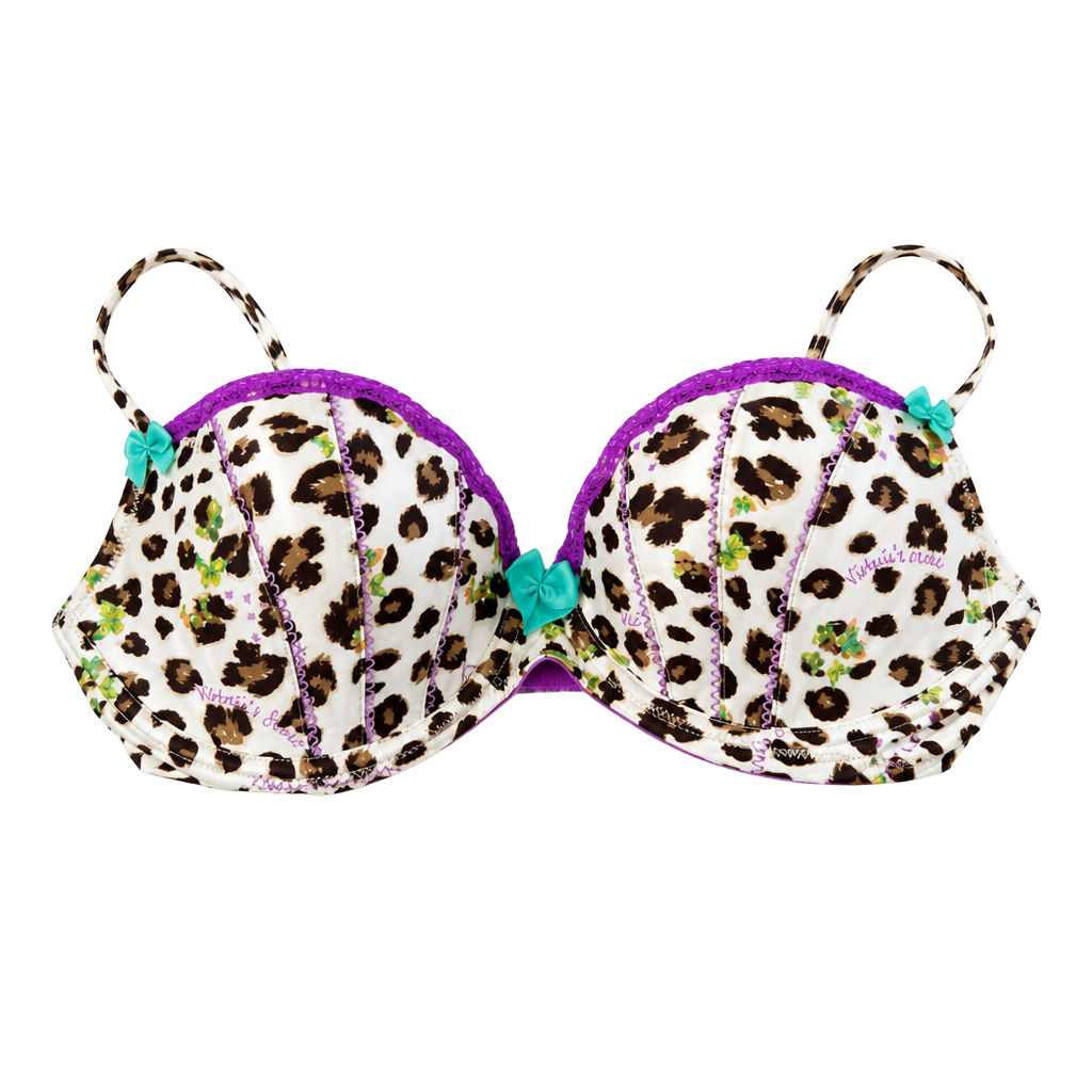 Victoria's Secret Sexy Little Things Mermaid Shell Leopard Bra 1