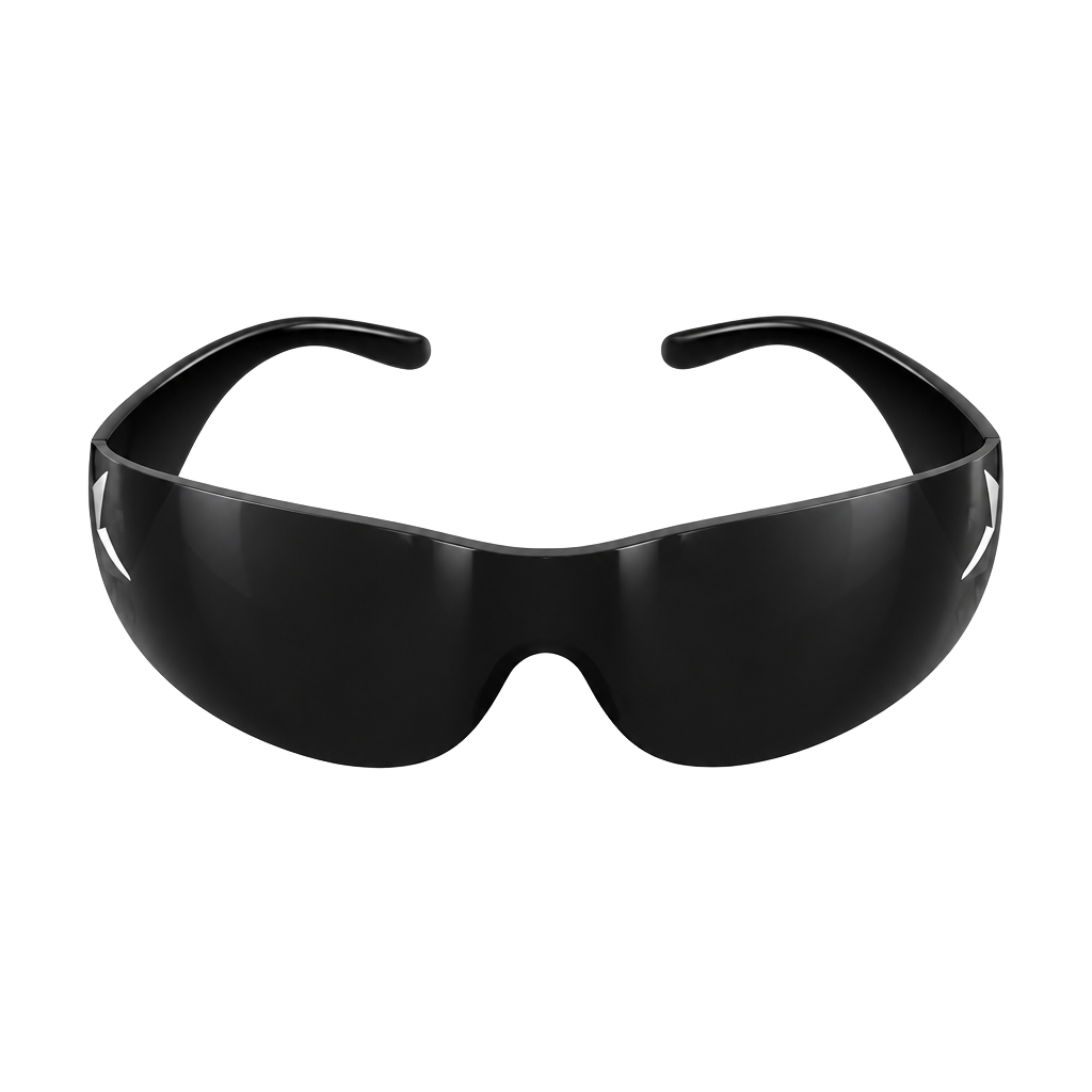 Classic Elegant Modern Contemporary Wrap Shield SUNGLASSES Dark Lens Silver Star 1