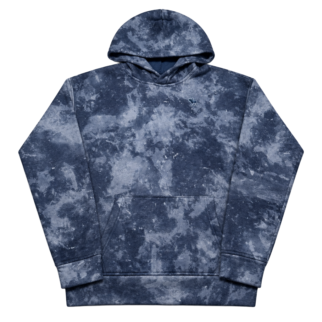 Abercrombie Kids Tie Dye Fleece Hoodie Size 15/16 Blue 1