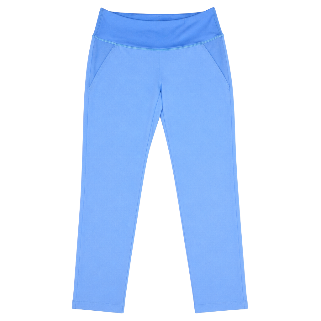 Puma Girls Medium Golf Performance Pants Blue Youth 8-10 Stretch 1