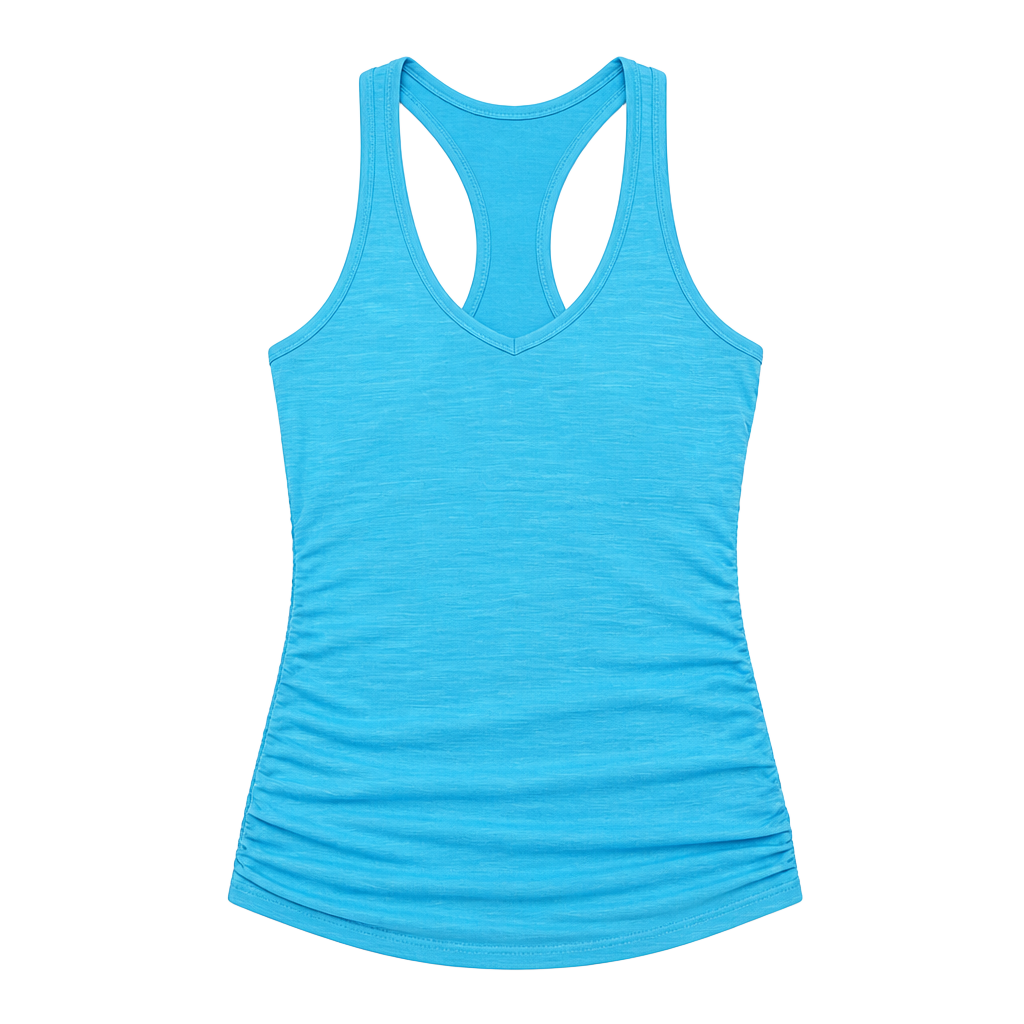 One Clothing Teal Racerback Tank Top Womens S Blue Stretch Casual Basic 1
