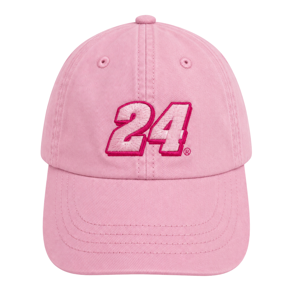 NASCAR Jeff Gordon 24 Pink Cotton Dad Hat Baseball Cap 1