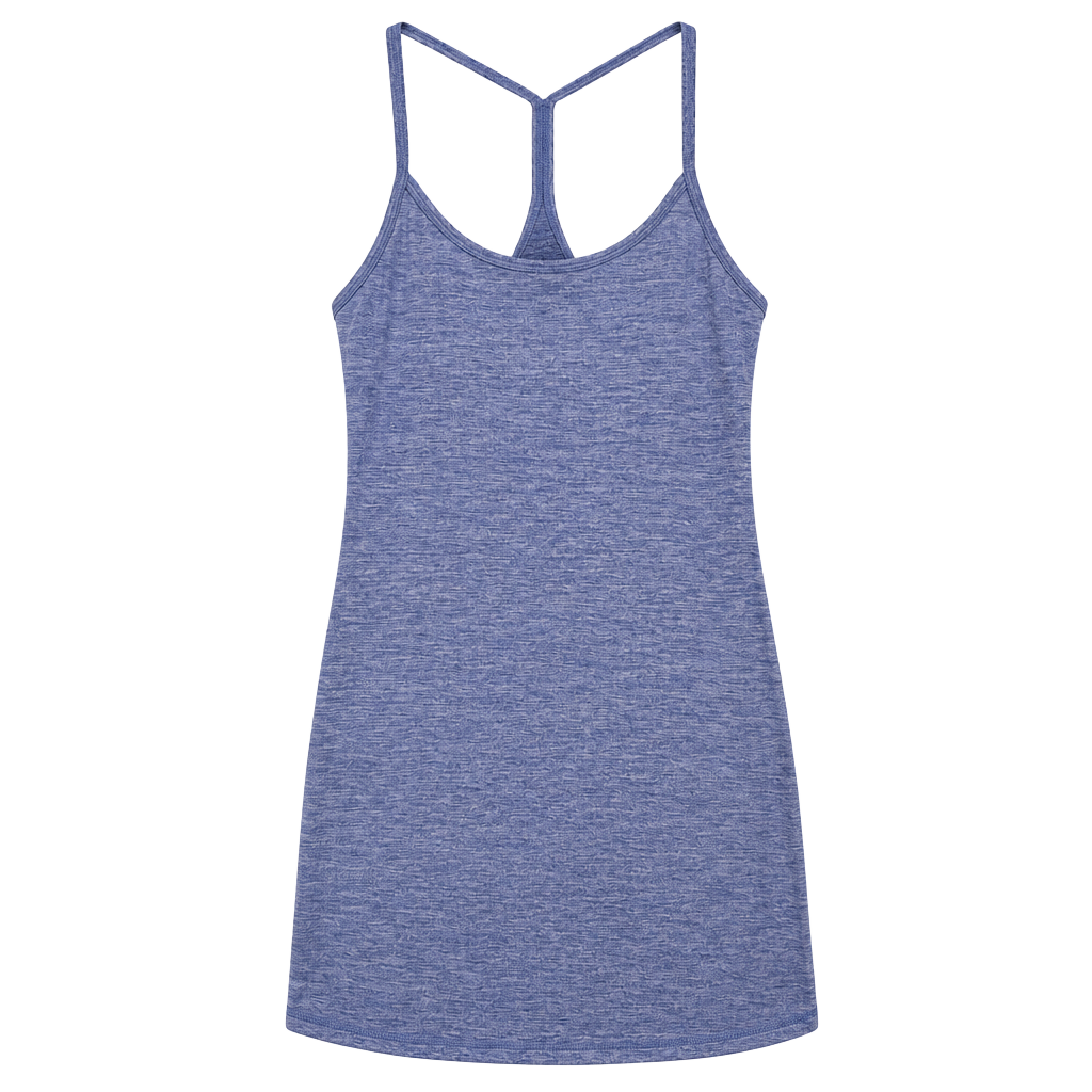 Calvin Klein Performance Athletic Dress Size S Blue Heather Racerback 1