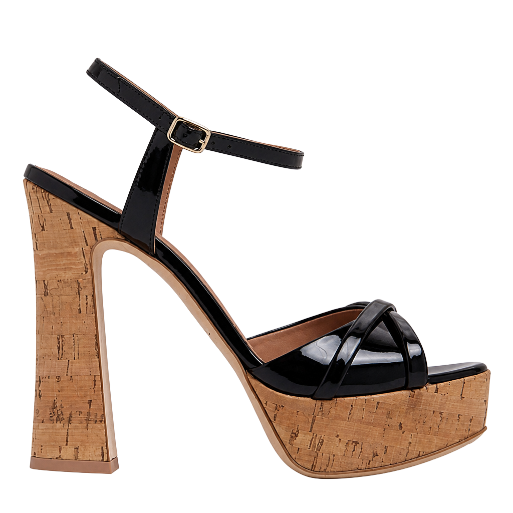 Malone Souliers Keaton 125 Black Leather Platform Sandals Size 41 MSRP $995 BNIB 1