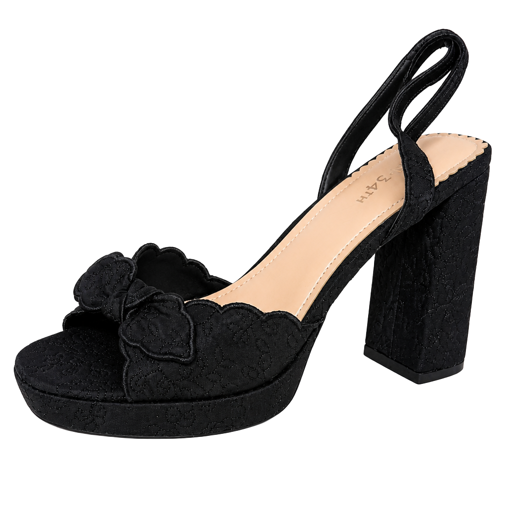 On 34th StanciaaF Platform Dress Sandals Black Women’s Size 8.5M Retail $89.50 1
