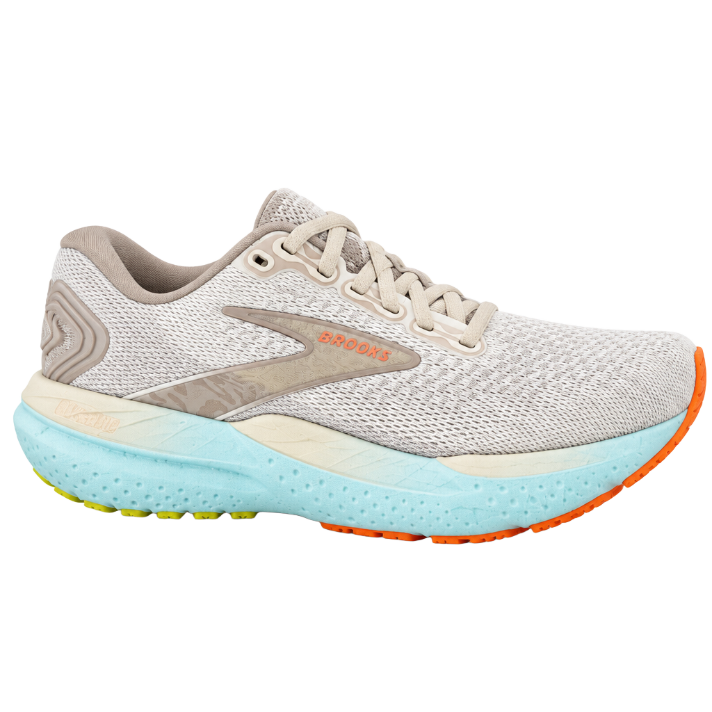 Brooks Glycerin 21 Running Shoes Coconut Aqua Autumn Sunset 1