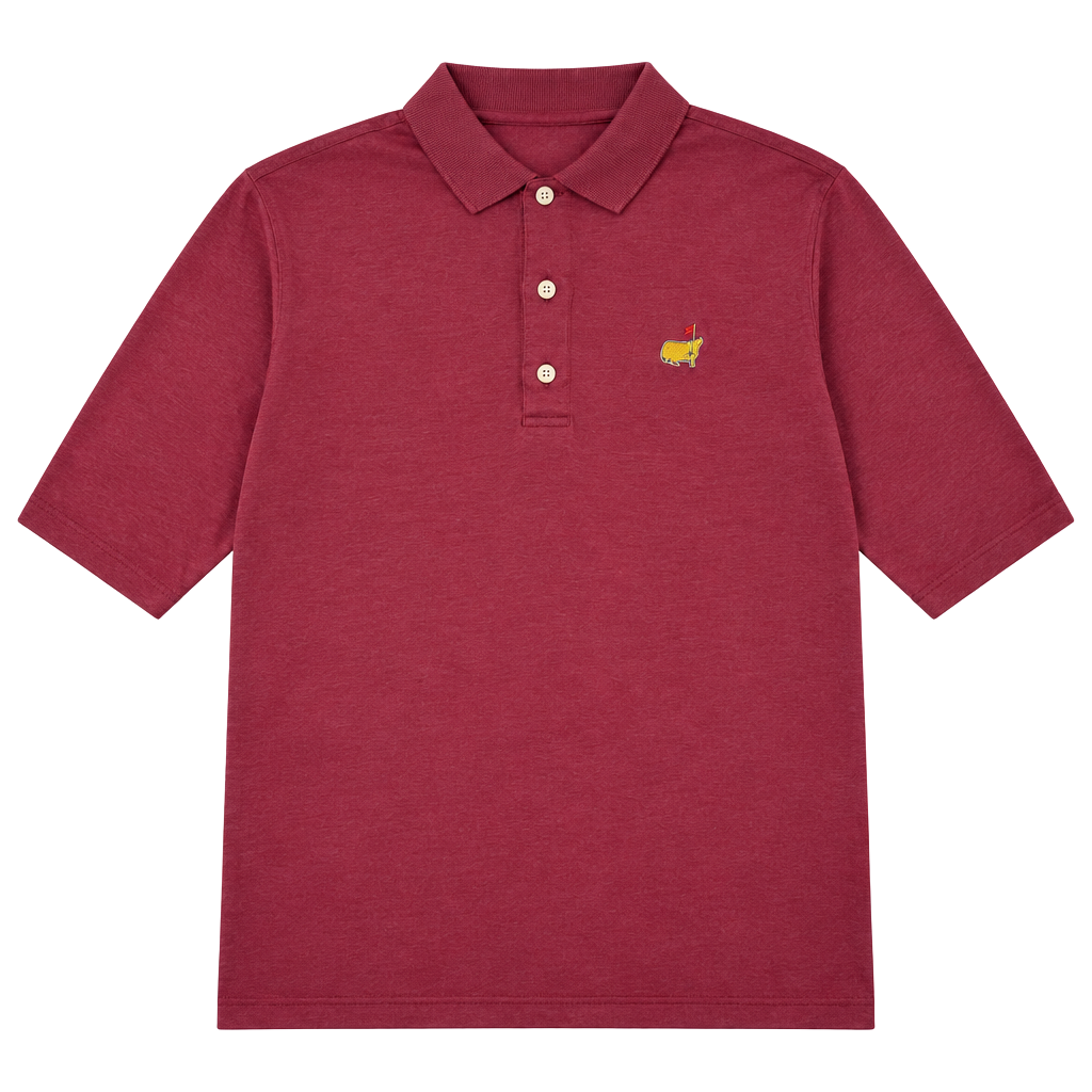 90s Augusta National Golf Shop Slazenger Polo Shirt Size M Burgundy 1