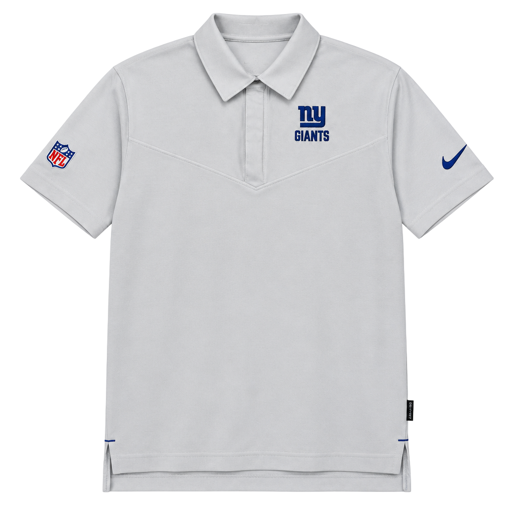 Nike New York Giants NFL On Field Polo Gray 1