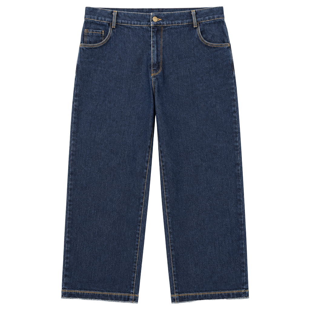 Time and Tru Denim Capris Size L Dark Wash Pull-On 1