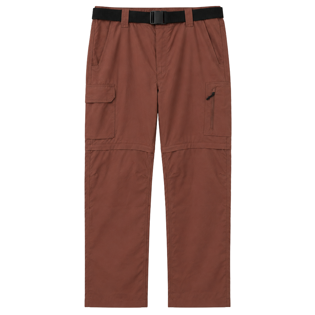 Columbia Silver Ridge Utility Convertible Pant Size 38W 34L Brown 1