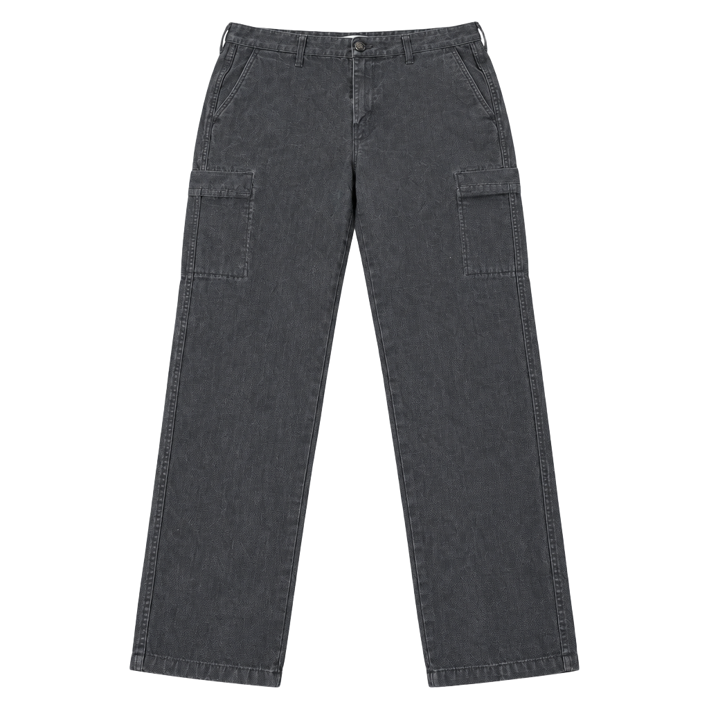 Everlane Men’s 38 Navy Blue Organic Cotton Cargo Pants Utility Straight Leg 1
