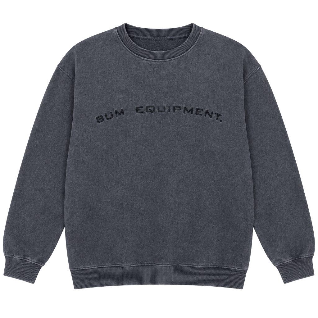 BUM Equipment Sweatshirt Size M Black Vintage Crewneck 1