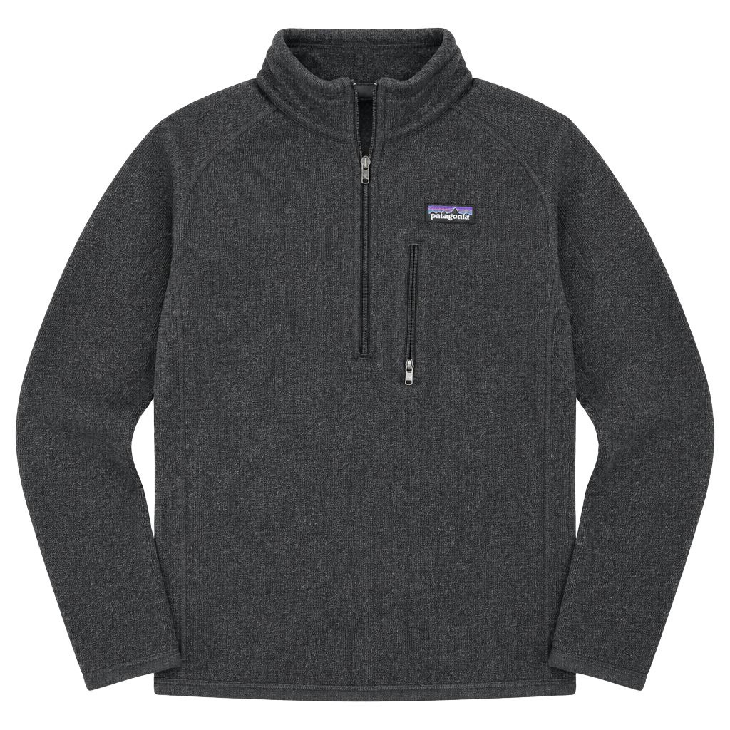 Patagonia Better Sweater 1/4 Zip Fleece Jacket Black 1