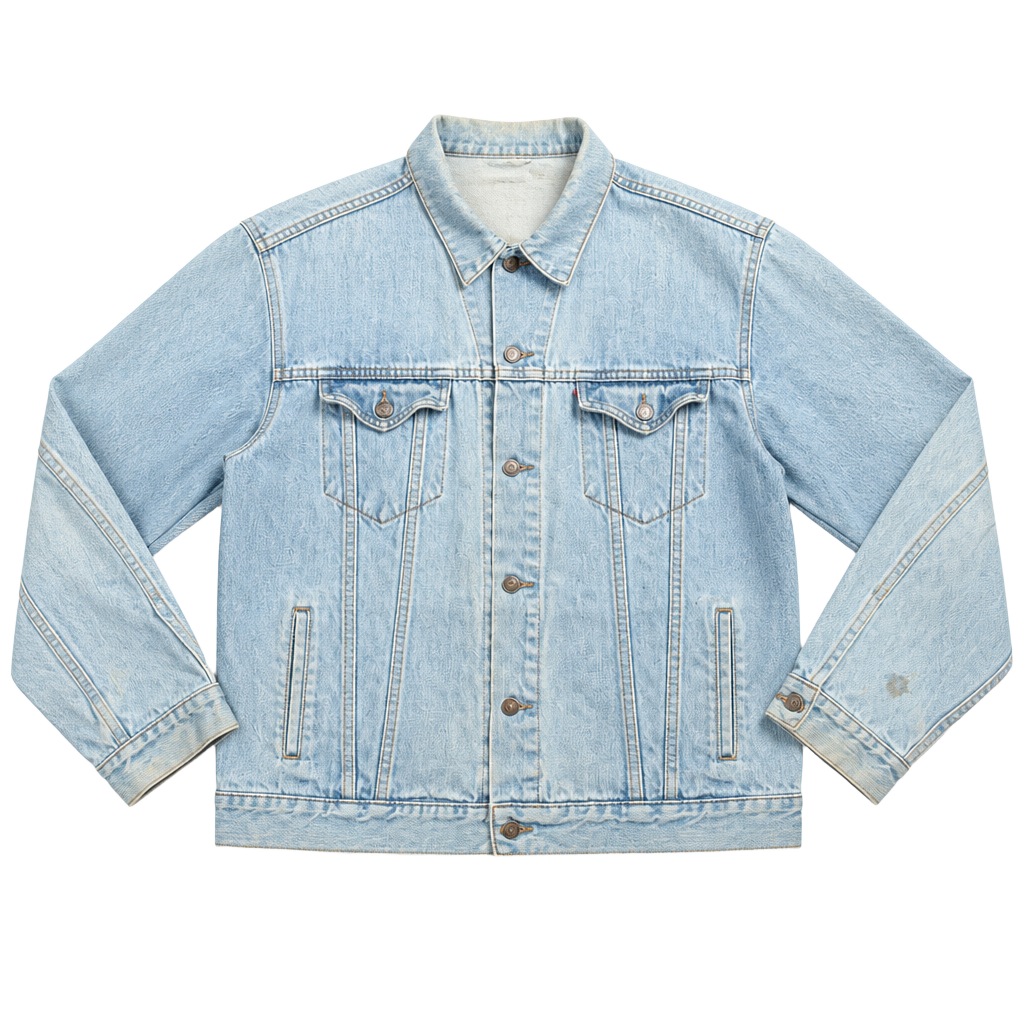 Vintage 80s-90s Levi's Denim Trucker Jacket 705070389 1