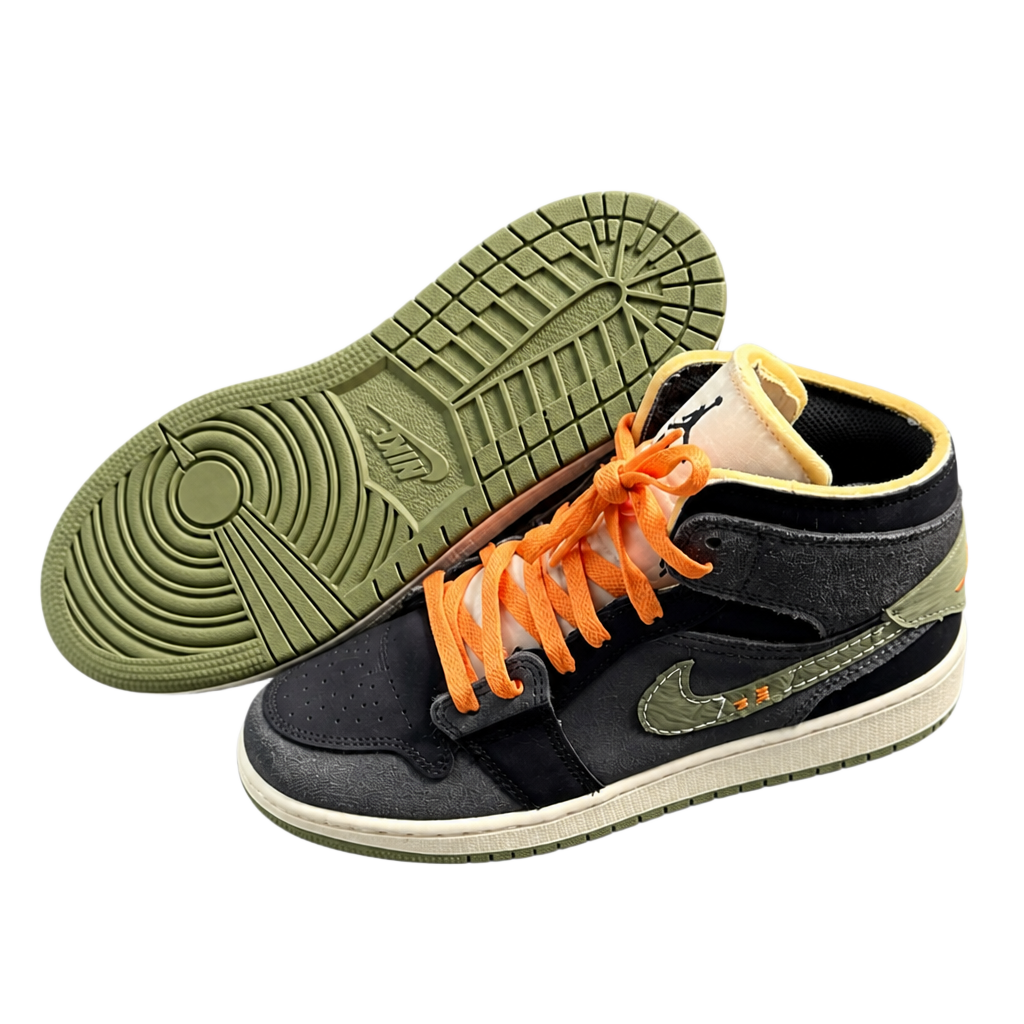 Air Jordan 1 Mid SE Craft Anthracite Sky J Light Olive 1