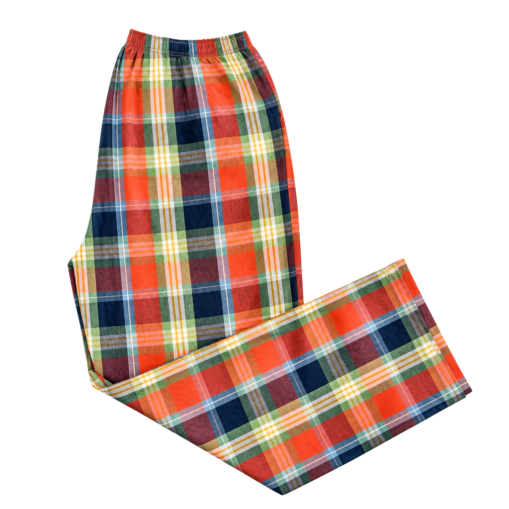 L.L.Bean Men's Cotton-Spandex Plaid Sleep Pants 1