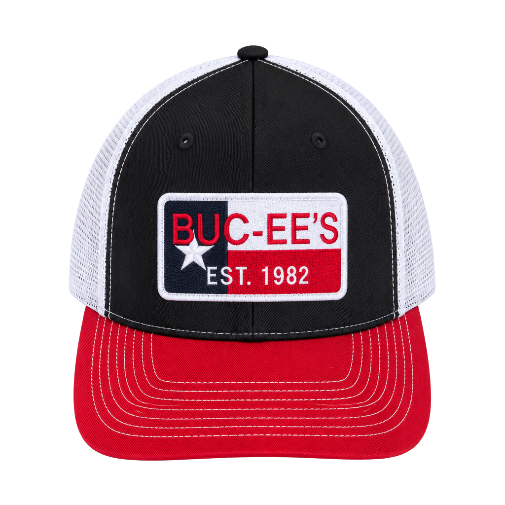 Buc-ee's Trucker Hat Est. 1982 Texas Flag Patch Snapback 1