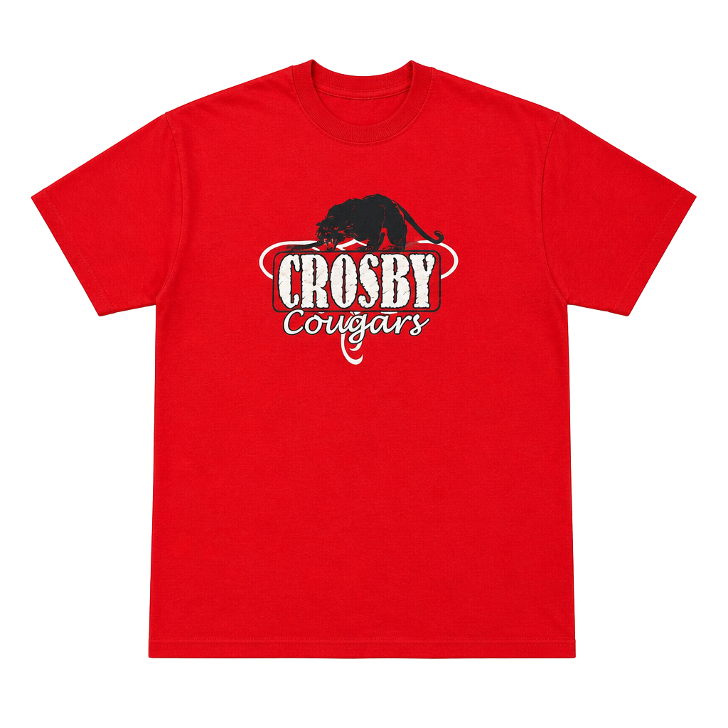 Crosby Cougars Crosby, Texas 2025 T-Shirt : Clothing, Shoes & Jewelry, 1